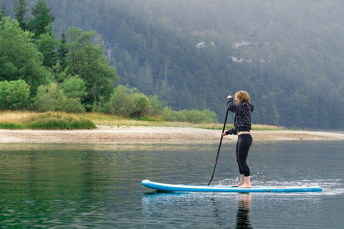 Half Day Stand-up Paddle Boarding (SUP) trip on Lake Predil - Family and Pet-Friendly Paddleboarding
