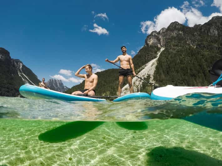 Half Day Stand-up Paddle Boarding (SUP) trip on Lake Predil - Discover the Stunning Lake Predil on a Half-Day Paddleboarding Trip