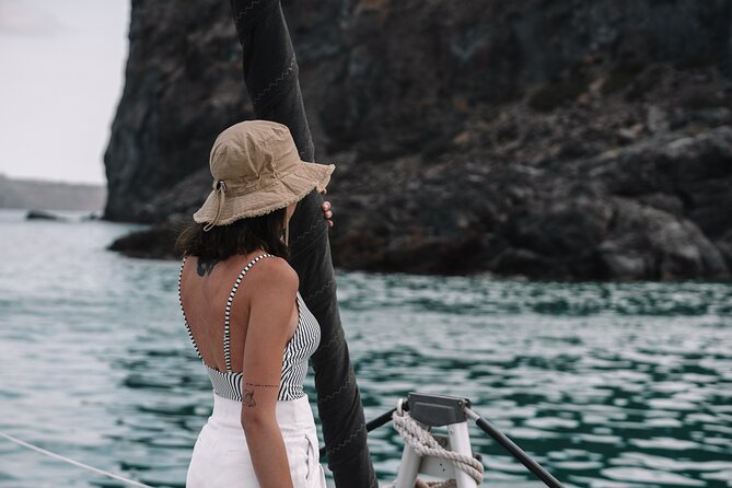 Half-Day Tailor-made Private Catamaran Cruise in Santorini - The Santorini Volcano and Hot Springs Experience