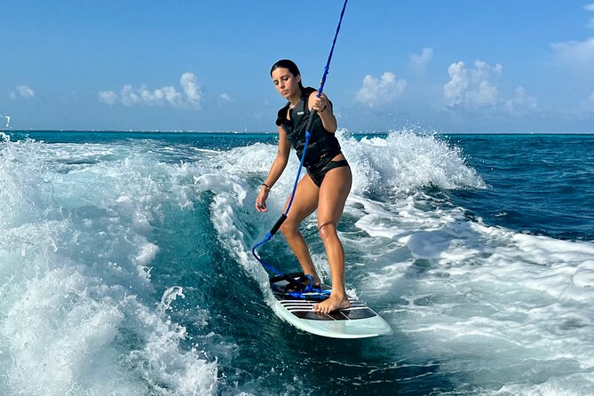 Half Day Wake Surfing and Snorkeling #1 Adventure in Cancun 4hr - Key Points