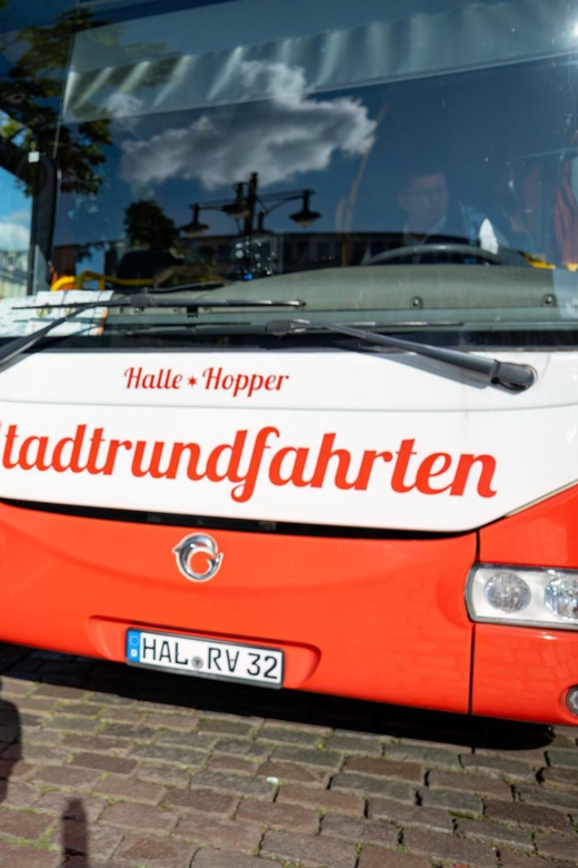 Halle (Saale) : Die Stadtrundfahrt mit dem Bus - From the Old Town to the Saale River Vista