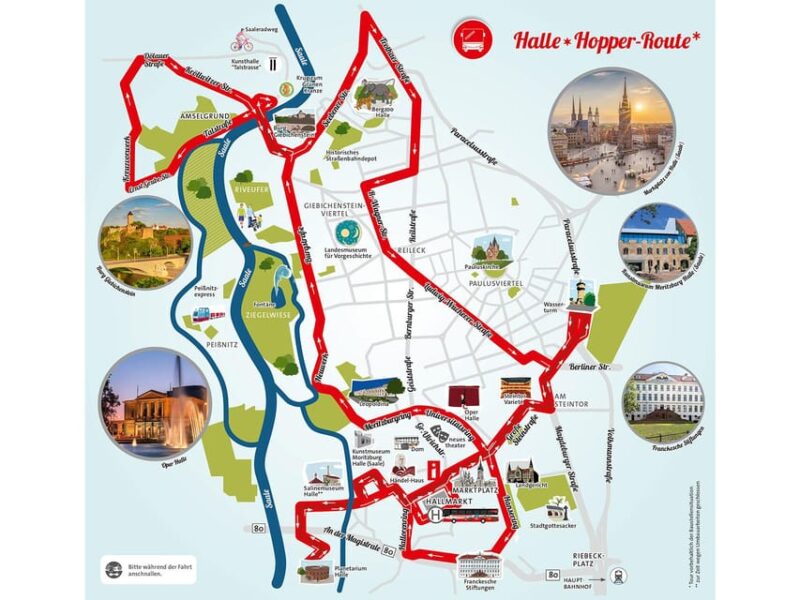 Halle (Saale) : Die Stadtrundfahrt mit dem Bus - Critical Review of Comfort and Limitations