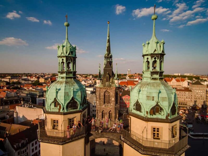 Halle (Saale): The cocktail lounge - The Unique Location at Hausmann Towers of the Market Church