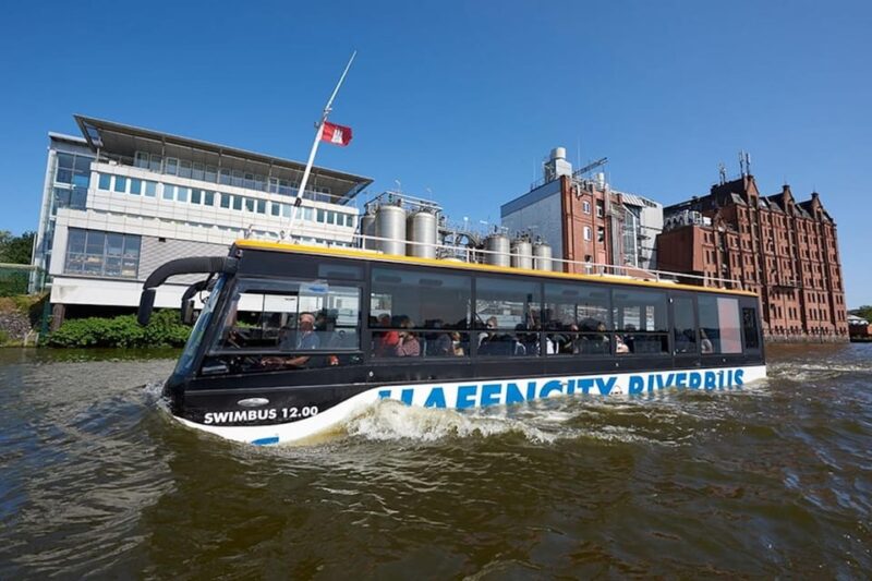 Hamburg: Amphibious River and Land Bus Ticket - Stops and Landmarks: From HafenCity to Speicherstadt