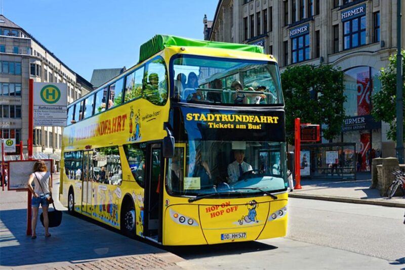 Hamburg: Hop-On Hop-Off Bus Tour Yellow Double Decker - Key Points
