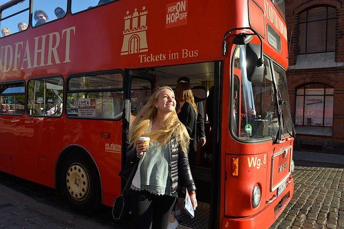Hamburg Hop-on Hop-off Sightseeing Tour on Red Double Decker Bus - Key Points