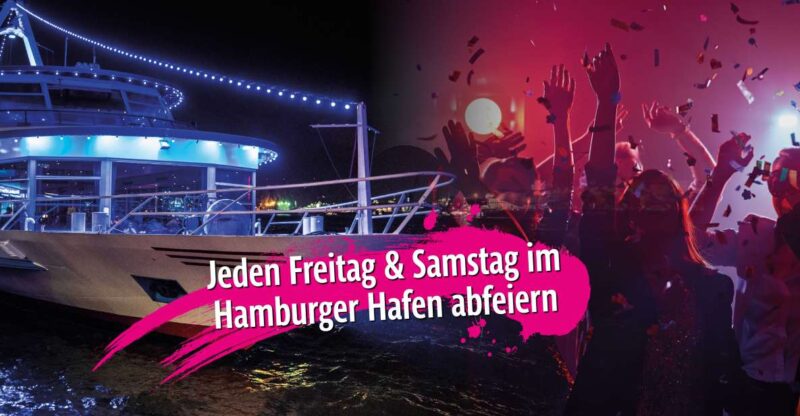 Hamburg: Saturday Night Boat Party - A Nighttime Voyage on Hamburg’s Elbe River