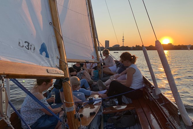 Hamburg Small-Group Sunset Sailing Cruise on Lake Alster - The Included Beverage and Onboard Atmosphere