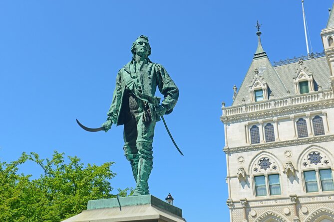 Hartford Historic Downtown GPS Self Guided Audio Walking Tour - Pulaski Mall and the Pulaski Statue