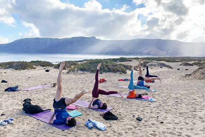 Hatha Yoga in Front of the Ocean and Inside the Volcano - The Unique Setting of Lanzarote’s Volcanoes and Beach