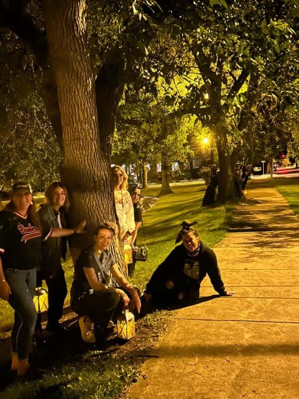 Haunted Oswego Tour - The Guide and Evening Atmosphere