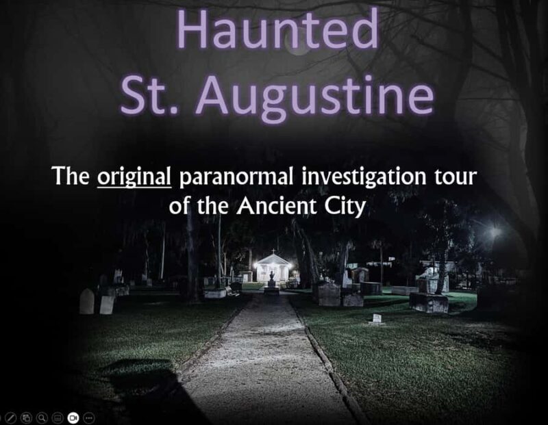 Haunted St. Augustine Semi-Private Paranormal Investigation - The Approach to Haunted Sites in St. Augustine