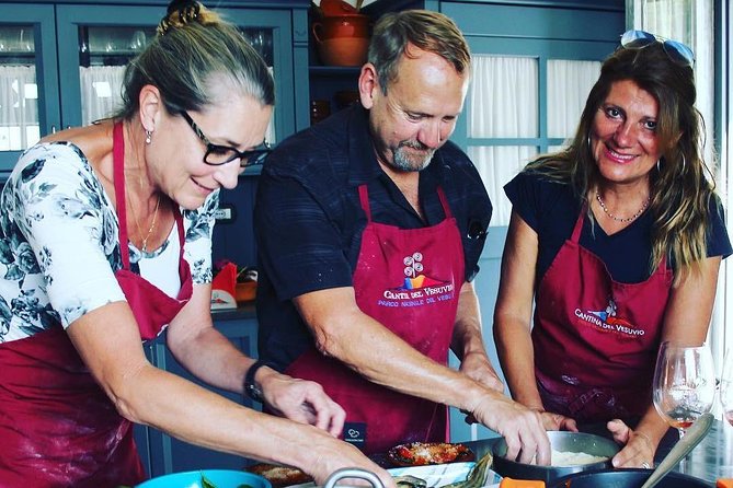 Have a cooking lesson with a local chef at the base of Mt. Vesuvius vineyard - Tour of the Vineyard and Organic Vegetable Garden