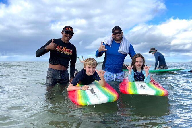 Hawaiian-owned and Operated Surf Lessons in Kihei, Maui - Photos and Videos Capture Memorable Moments
