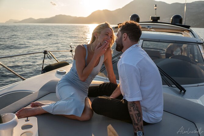 He said yes! Marriage Proposal at Sunset - Onboard Amenities and Food/Drink Options
