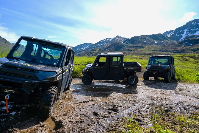 Heated and Enclosed ATV Tour in Alaska. Open All Year Round - Encountering Abandoned Gold Mines and Mountain Views