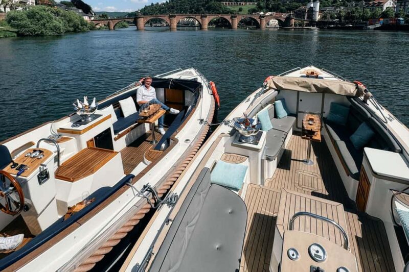 Heidelberg: Private boat trip with captain, 1.5 hours, up to 12 guests, from 40 per person. - The Flexible Itinerary and Stops Along the Neckar River