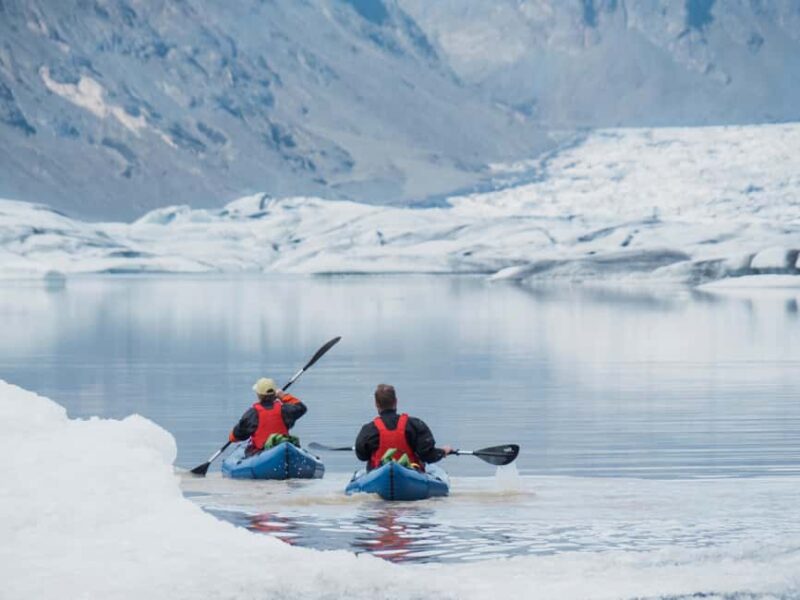 Heinabergslón Glacier Lagoon Kayak and Hike - Key Points