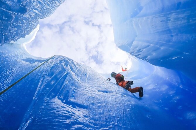 Heli Glacier Crevasse Ice Climbing- Summer - Key Points