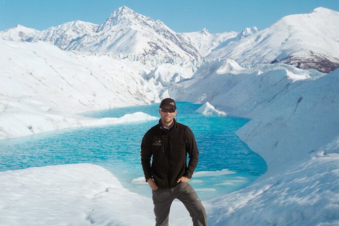 Heli Glacier Crevasse Ice Climbing- Summer - Scenic Helicopter Flight to Knik Glacier Over the Chugach Mountains