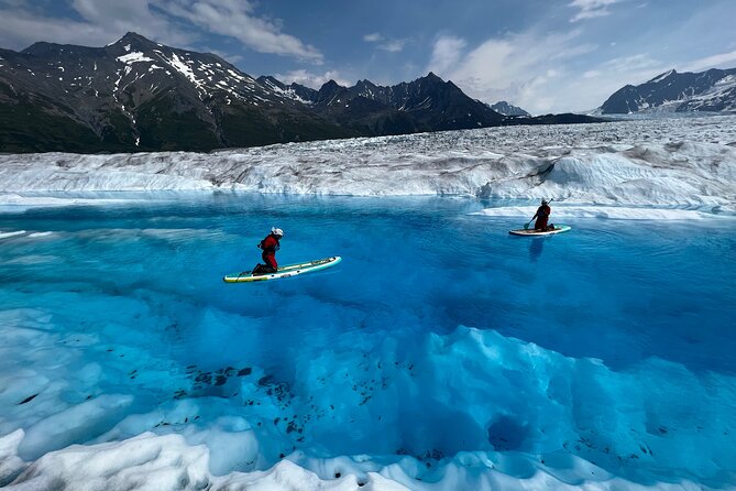 Helicopter and Glacier Paddle Boarding -PRIVATE - Discover Alaska’s Unique Helicopter and Glacier Paddle Boarding Adventure