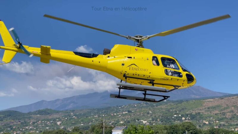 Helicopter flight over Etna from Fiumefreddo to the top of the volcano and back - Mount Etna: The Active Volcano from the Sky
