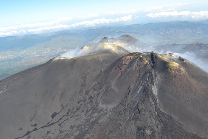 Helicopter flight over Mount Etna - The Route: From Lava Flows to the Upper Craters