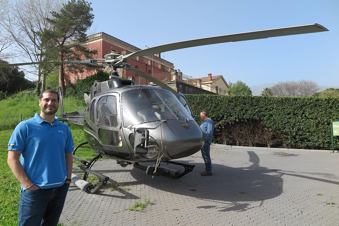 Helicopter flight over Mount Etna - Views of Taormina and Surrounding Areas