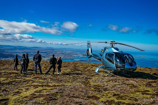 Helicopter Tour with Mountain Summit Landing from Reykjavik - Scenic Flight over Reykjavik and Faxafloi Bay