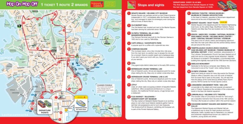 Helsinki: City Sightseeing Hop-On Hop-Off Bus Tour - Helsinki: City Sightseeing Hop-On Hop-Off Bus Tour