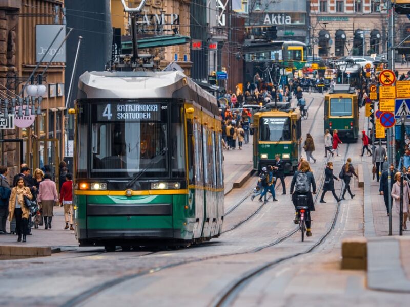 Helsinki: Tram Tour - The Final Stop at Helsinki Central Station