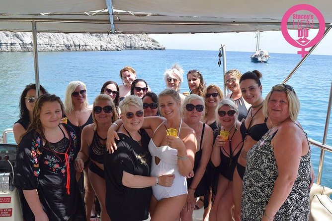 Hen & Stag Boat Parties - Private Boat Party in Rhodes with Scenic Stops and Included Lunch