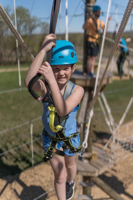 Henderson, Minnesota: High Ropes Obstacle Course Experience - Accessibility and Physical Challenges