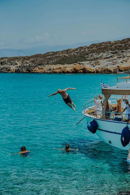 Heraklion Areas : Elounda Boat Trip -The Authentic - Swimming and Snorkeling at Kolokytha Beach