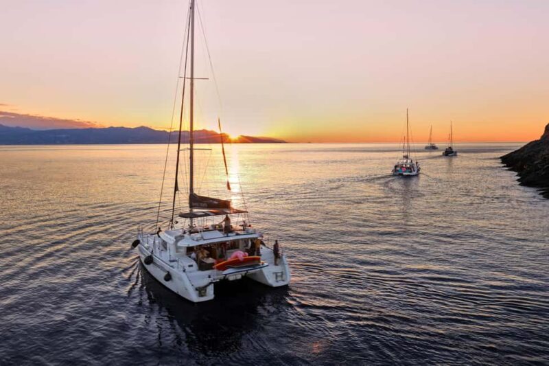 Heraklion: Dia Island Catamaran Trip with Sunset, Meal & Bar - The Luxurious Catamaran: Comfort and Space for Every Guest