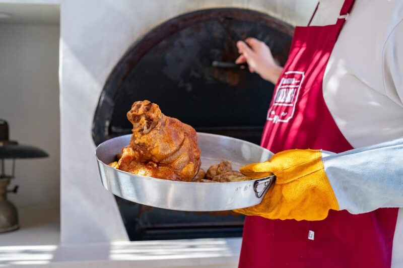 Heraklion, Galatas village: Cretan Cured meat tasting & BBQ - Watching the Chef Prepare the Dishes