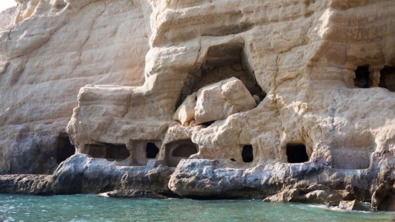 Heraklion: Matala Beach, Hippie Caves, and Gortyn Day Trip - Swimming, Snorkeling, and Relaxing at Matala Beach