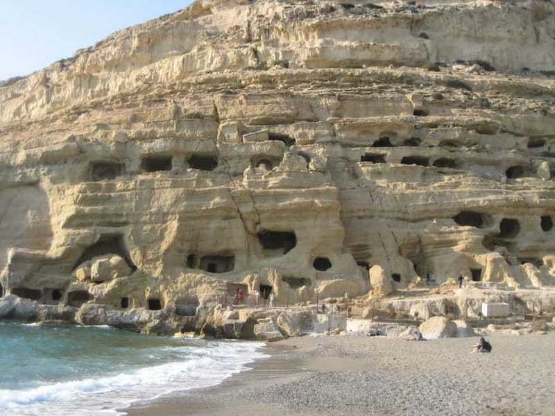 Heraklion: Matala & Zaros Hidden Treasures Day Trip - Heraklion Starting Point and Transportation