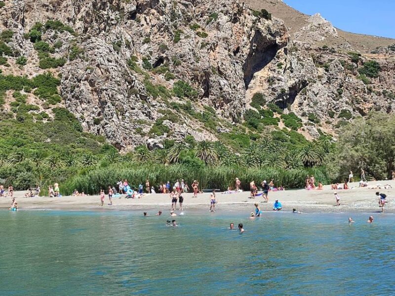 Heraklion: Preveli Palm Beach Boat Trip & Rethymno Town Tour - Rethymno Old Town Walk