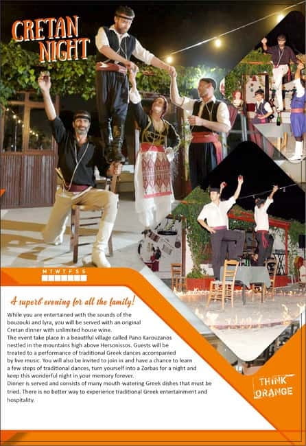 Heraklion:Cretan Evening with Traditional Dinner&Dance Show - Key Points