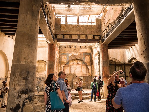 Herculaneum Private Tour with an Archaeologist - Walking the M. Nonio Balbo Terrace and House of the Black Salon