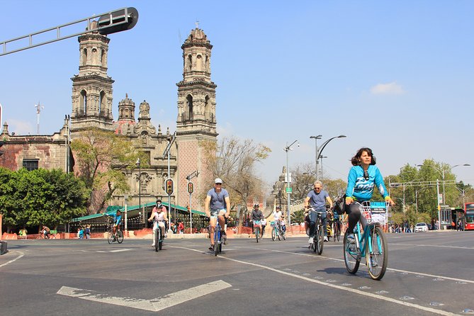 Heritage Bike Tour CDMX evolution since Tenochtitlan - The Pacing and Safety of the City Bike Ride