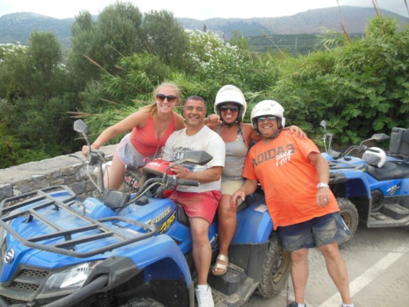 Hersonisos - Malia :off-road quad safari with transfer+Lunch - Exploring Crete’s Scenic Countryside and Historical Sites