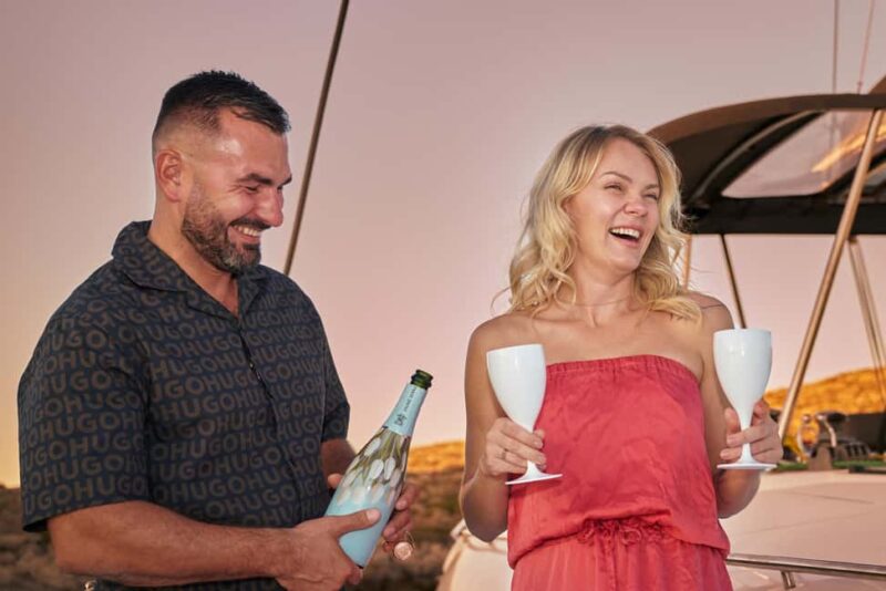 Hersonissos: Luxury Sunset Catamaran Cruise Sushi & Open Bar - Departure and Meeting at Hersonissos Port