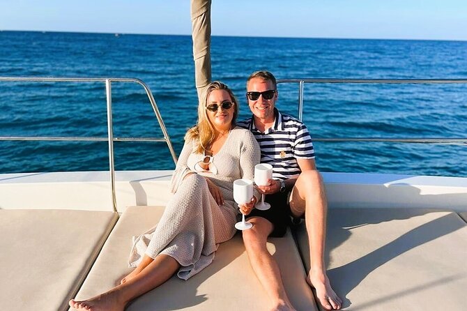 Hersonissos: Private Sunset Catamaran Cruise, Snack & Drinks - The Experience with a Professional Crew