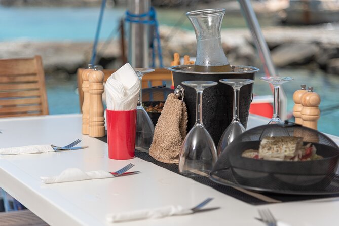 Hersonissos: Sunset Catamaran Cruise with Snacks and Drinks - The Crew: Friendly and Attentive Service