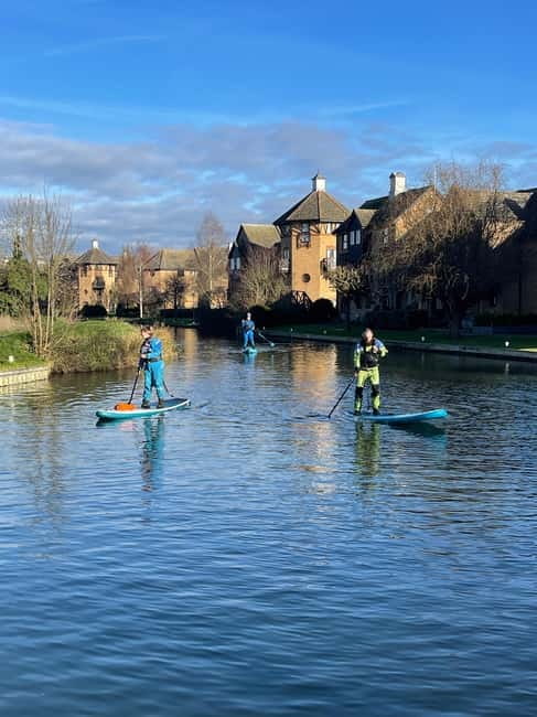 Hertfordshire: River Stort Paddleboarding Adventure - Relaxing Break at Spellbrook Riverside Café or Country Pub