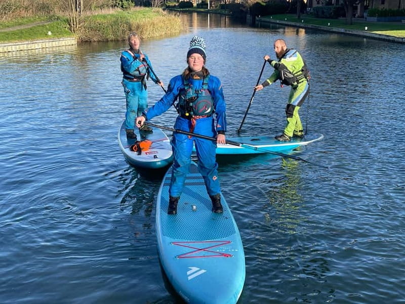 Hertfordshire: River Stort Paddleboarding Adventure - The Guide and Group Atmosphere