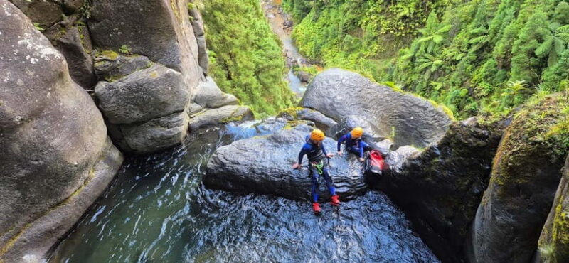 High Canyoning: Medium-High Level Canyoning Tour - The Azores Most Demanding Canyoning Route