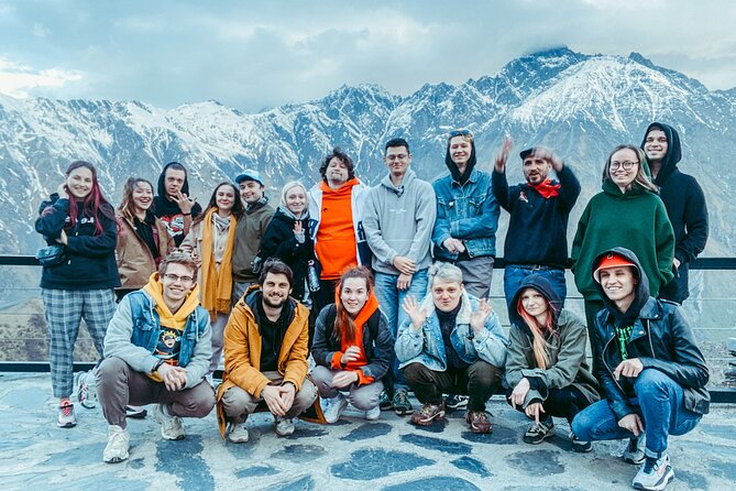 Highlights of Caucasus Mountains-Jinvali,Ananuri,Gudauri,Kazbegi(Group tour) - Visiting the Russian-Georgian Friendship Monument